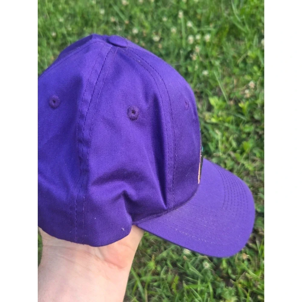 VINTAGE Arizona Diamondbacks Snap Back MLB Baseball Hat Cap Purple Retro